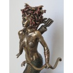 Μέδουσα: Ελληνική Μυθική γοργόνα (Διακοσμητικό Μπρούτζινο Αγαλμα 21cm)